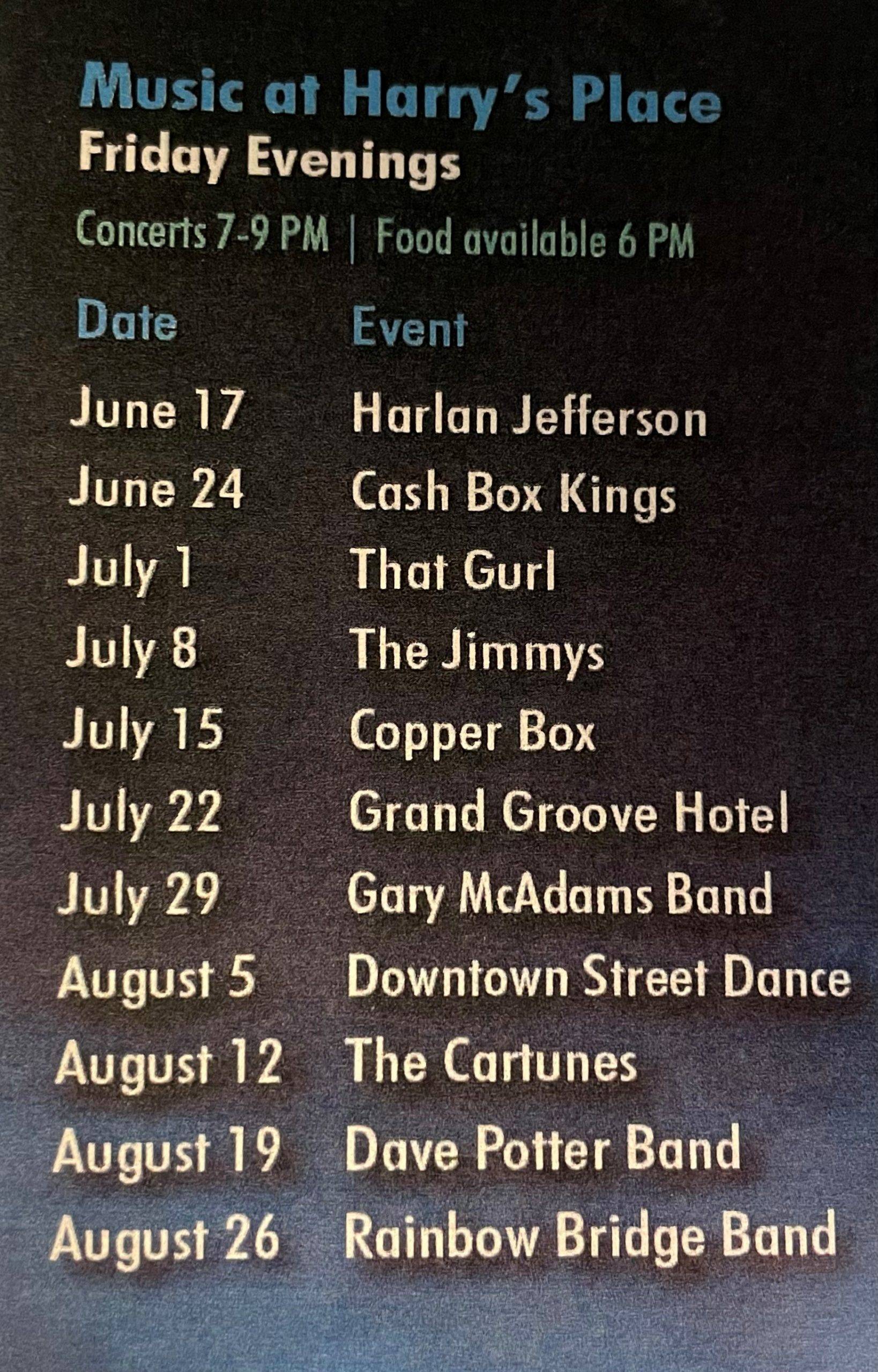 2022 Schedule