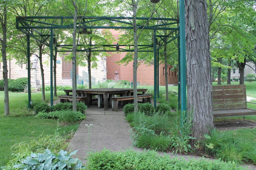 poetry garden at beloit college