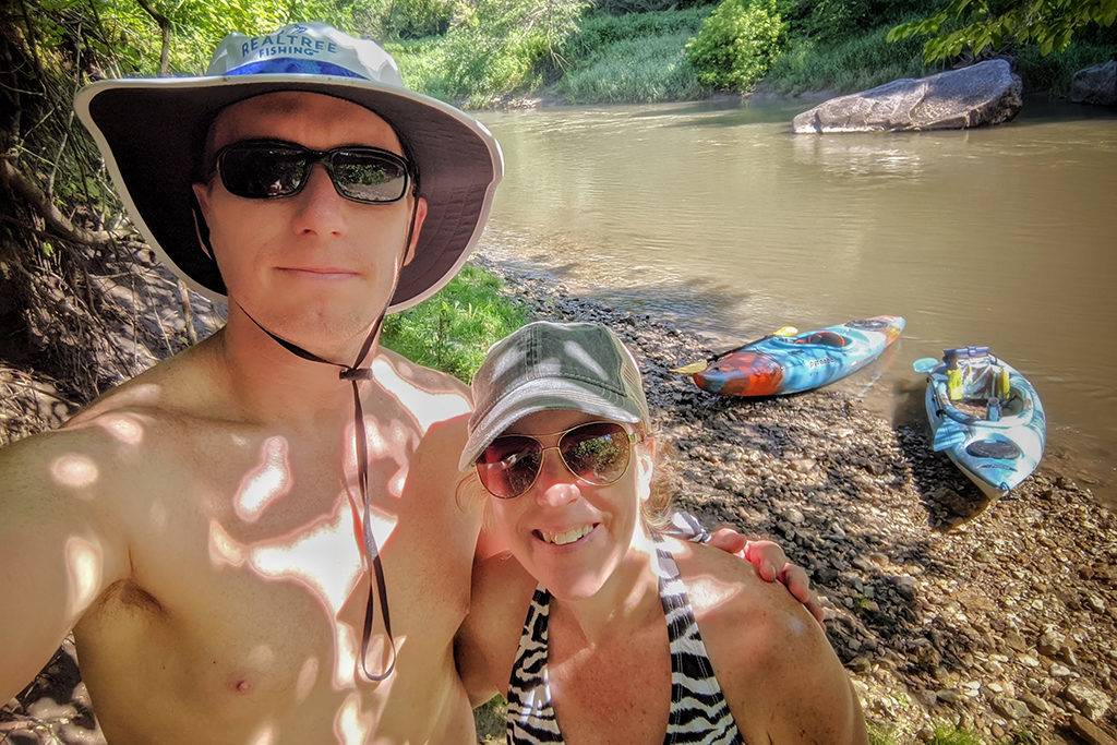 Kayaking on Turtle Creek