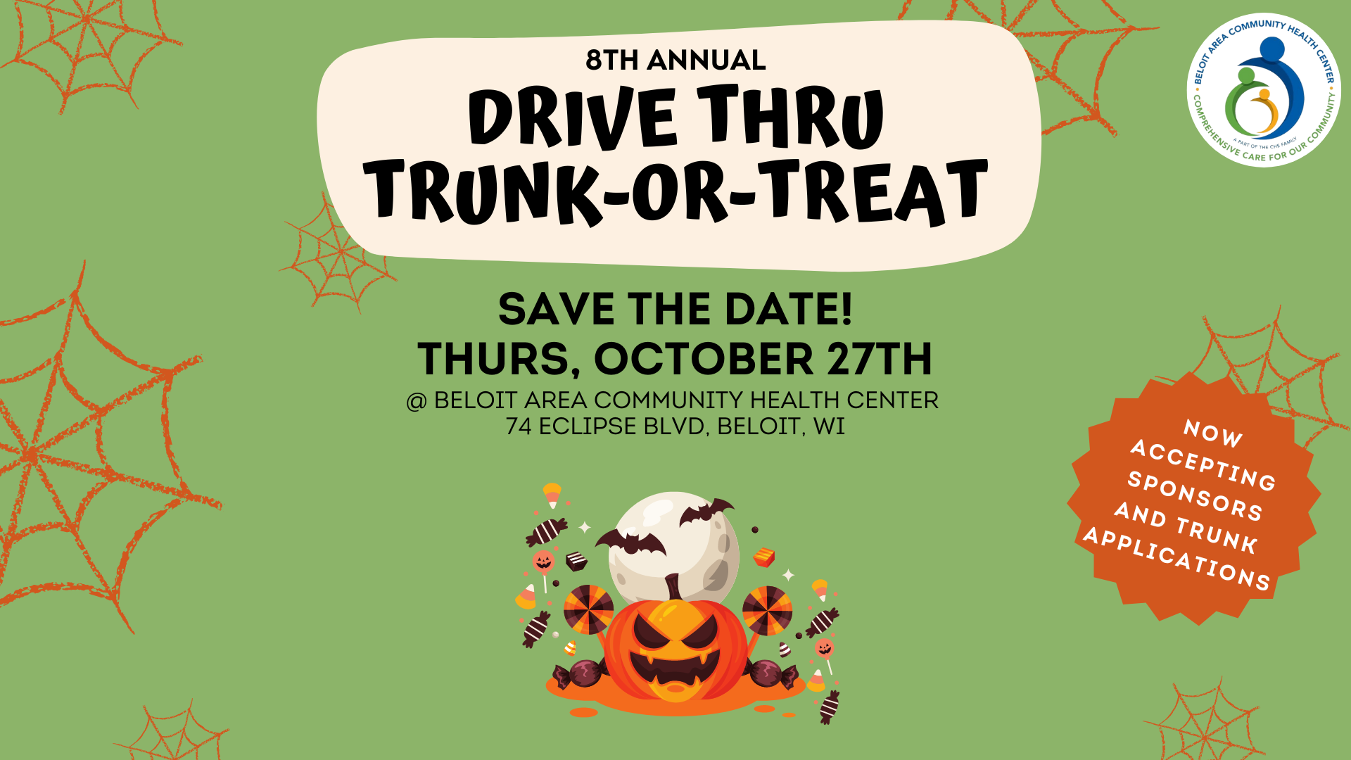 8th Annual Trunk or Treat Banner