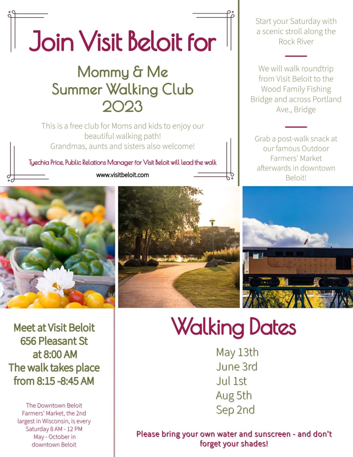Mommy and Me Summer Walking Club 2023