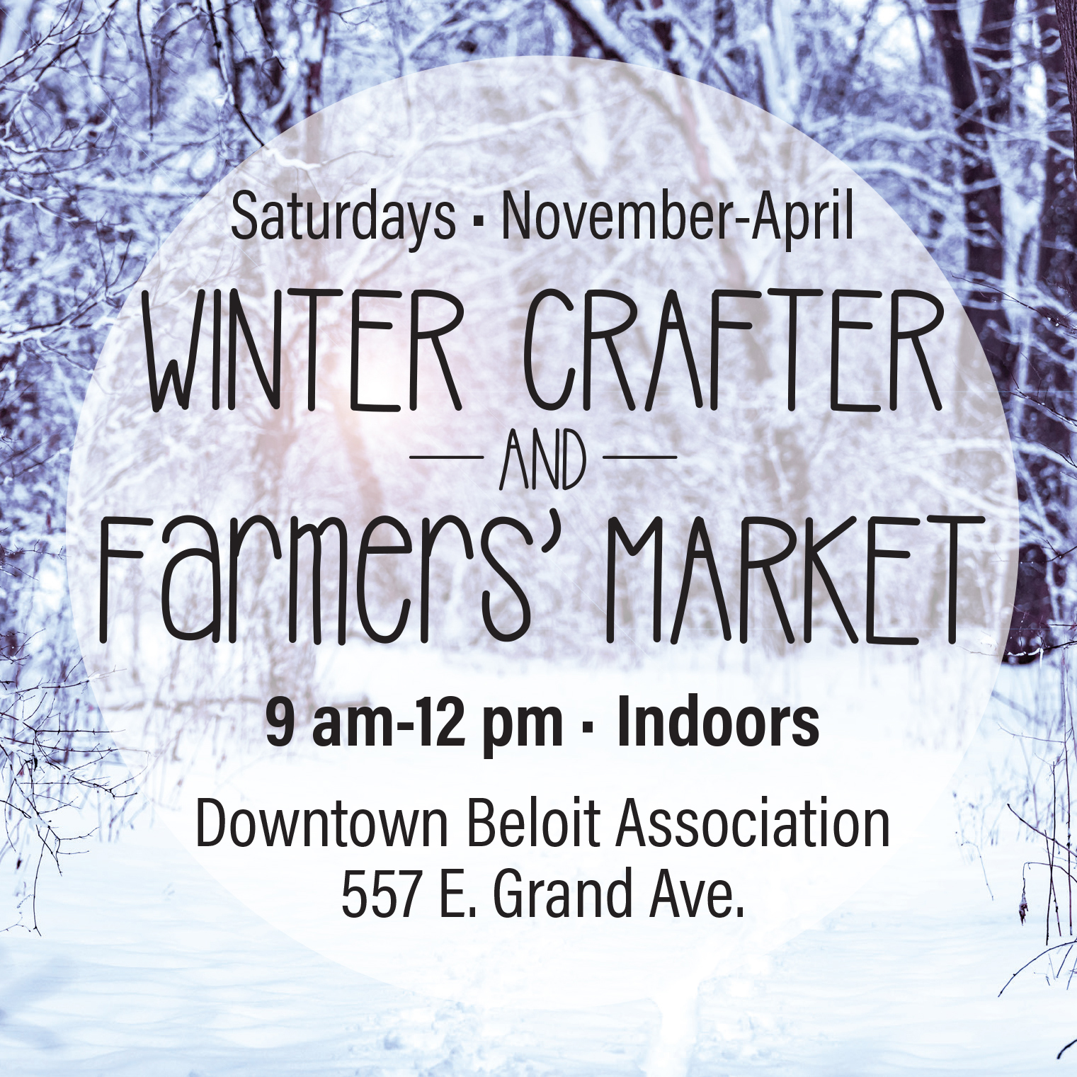 Winter Crafter and Farmers' Market