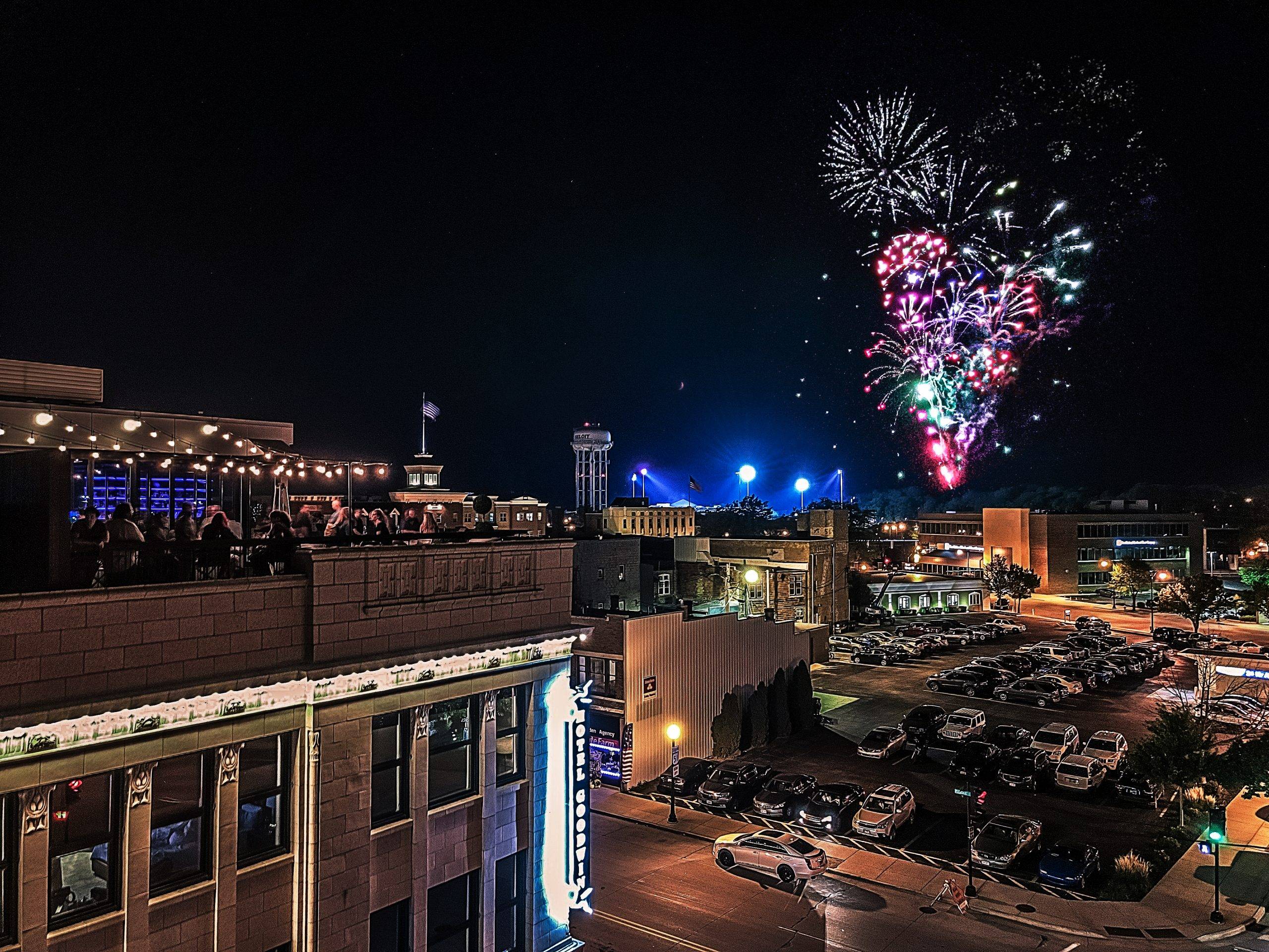 Hotel Goodwin Rooftop Fireworks