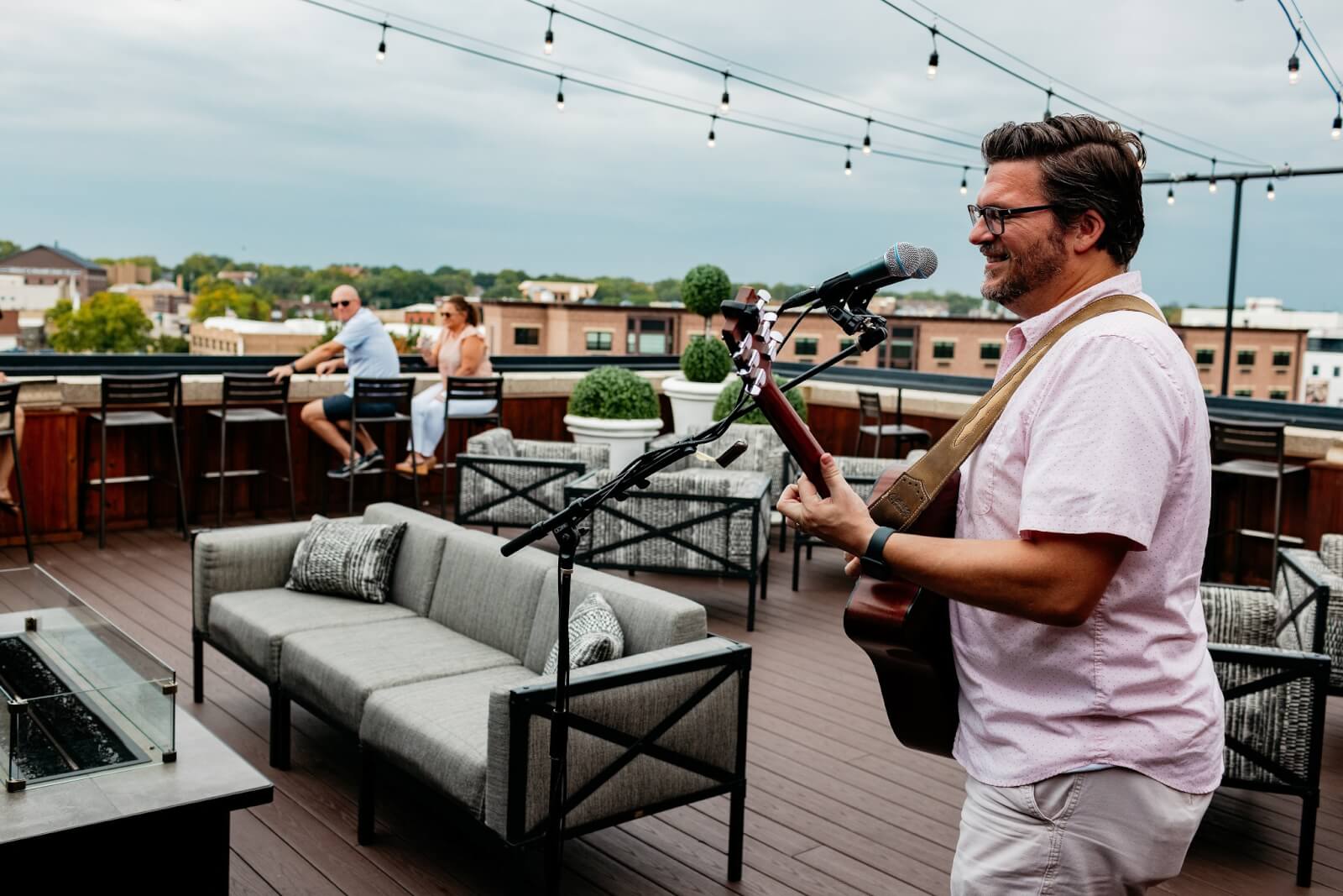 Live music on The Rooftop at Hotel Goodwin